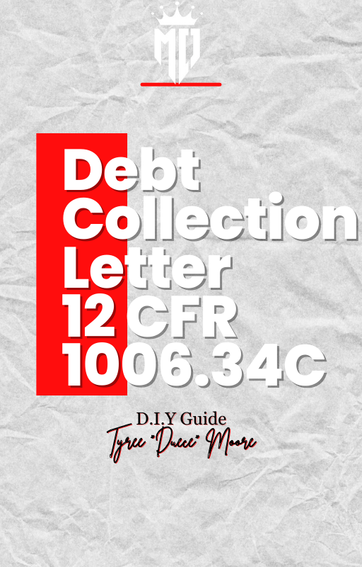 Debt Collection Letter 12 CFR 1006.34C